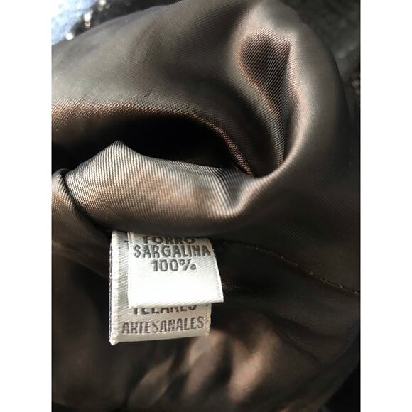 Patricia Barrera Artey design Y2K style patchwork faux leather maxi skirt - Picture 9 of 9